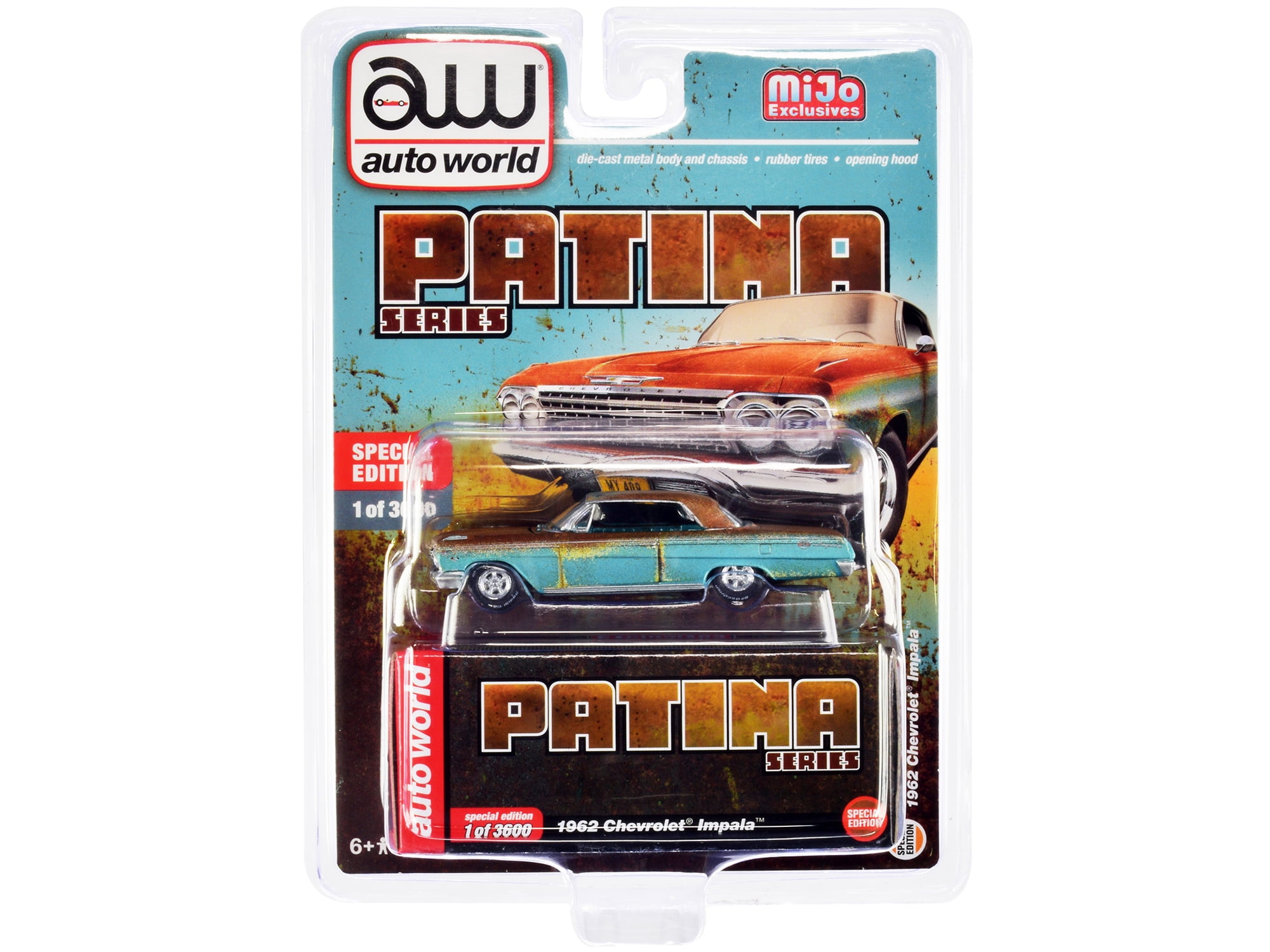 1962 Chevrolet Impala PATINAシリーズ 1962 Chevrolet Impala Blue (Weathered) w/Blue Interior 