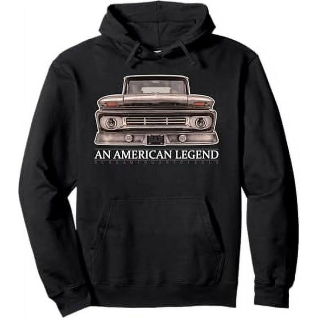 1962 Custom, C10 Truck, Classic C10 Truck Grille Pullover Hoodie