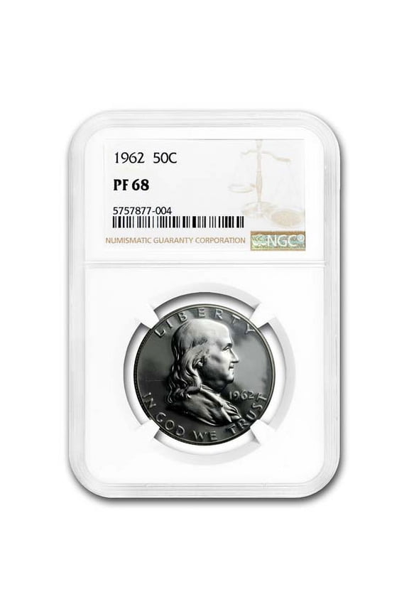 1962 Franklin Half Dollar PF-68 NGC