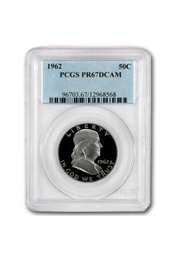 1962 Franklin Half Dollar PR-67 DEEP CAMEO PCGS
