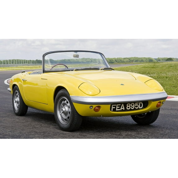 1962 Lotus Elan UK - 24x36 Inch Laminated Poster - Stunning Detail and Bold Colors