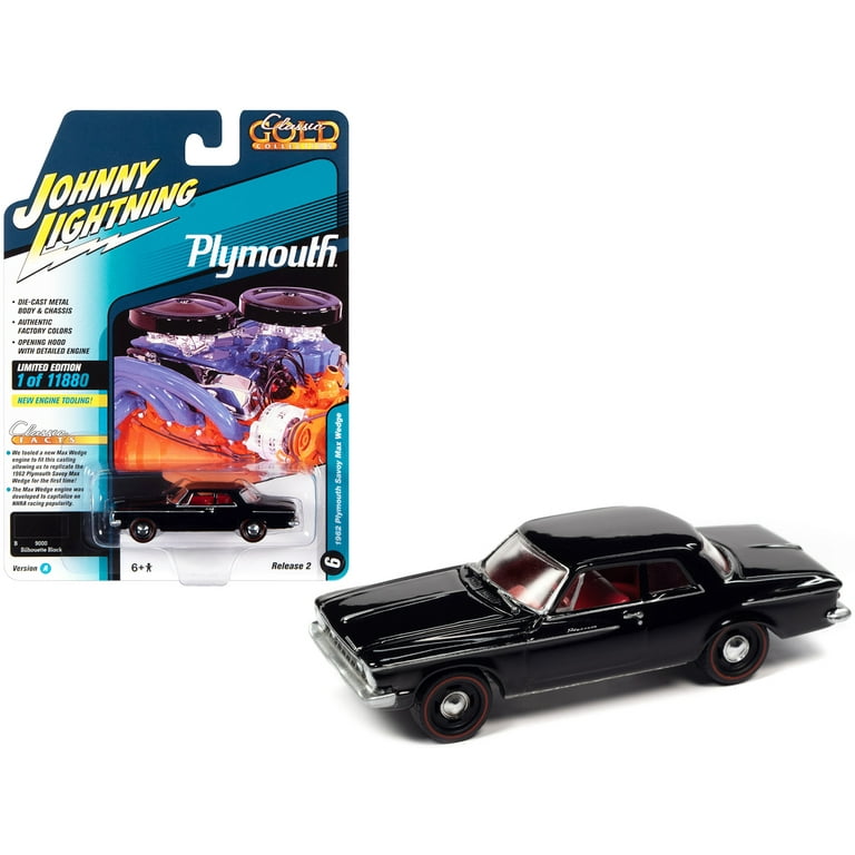 1962 Plymouth Savoy Max Wedge Silhouette Black with Red