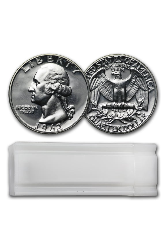 1962 Proof Washington Quarter 40-Coin Roll