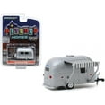 thumbnail image 1 of 1961 Airstream Bambi Travel Trailer Silver With Gray Awning Hitched Homes Series 8 1/64 Diecast Model By Greenlight 34080e, 1 of 2