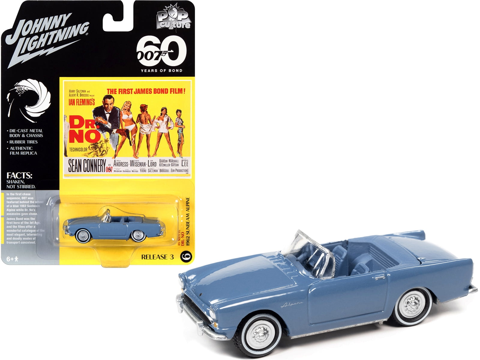 1962 Sunbeam Alpine Convertible Lake Blue James Bond 007 