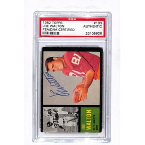 1962 Topps Joe Walton Autographed Football Trading Card #103 New York Giants NFL