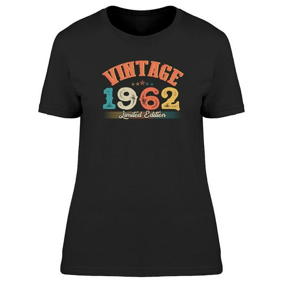 1962 Vintage T-Shirt Women -Image by Shutterstock, Female Medium