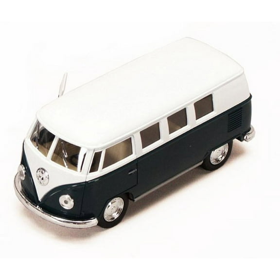 1962 Volkswagen Classic Bus, Green - Kinsmart 5060D - 1/32 scale Diecast Model Toy Car (Brand New, but NOT IN BOX)