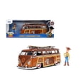 thumbnail image 1 of 1962 Volkswagen T1 Bus w/ Woody Figure, Toy Story - Jada Toys 33176 - 1/24 scale Diecast Car, 1 of 2
