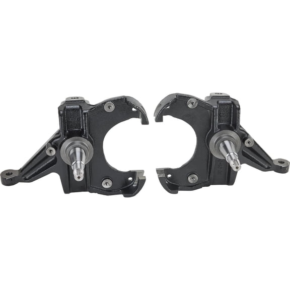 1963-1970 GM Truck Disc Brake Spindles 2" Drop, Pair