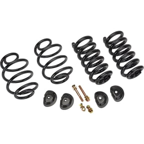 1963-72 Chevy C10 Lowering Kit: 2" Front & 4" Rear Drop Springs, Improved Handling, Direct Bolt-In, Retains Steering Geometry, Works for V8 & 6 Cylinder, Includes New Grade 8 Hardware