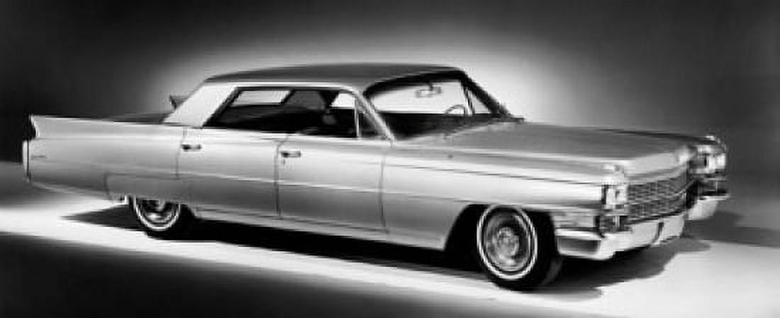 1963 Cadillac Sedan De Ville Canvas Art - (18 x 24)