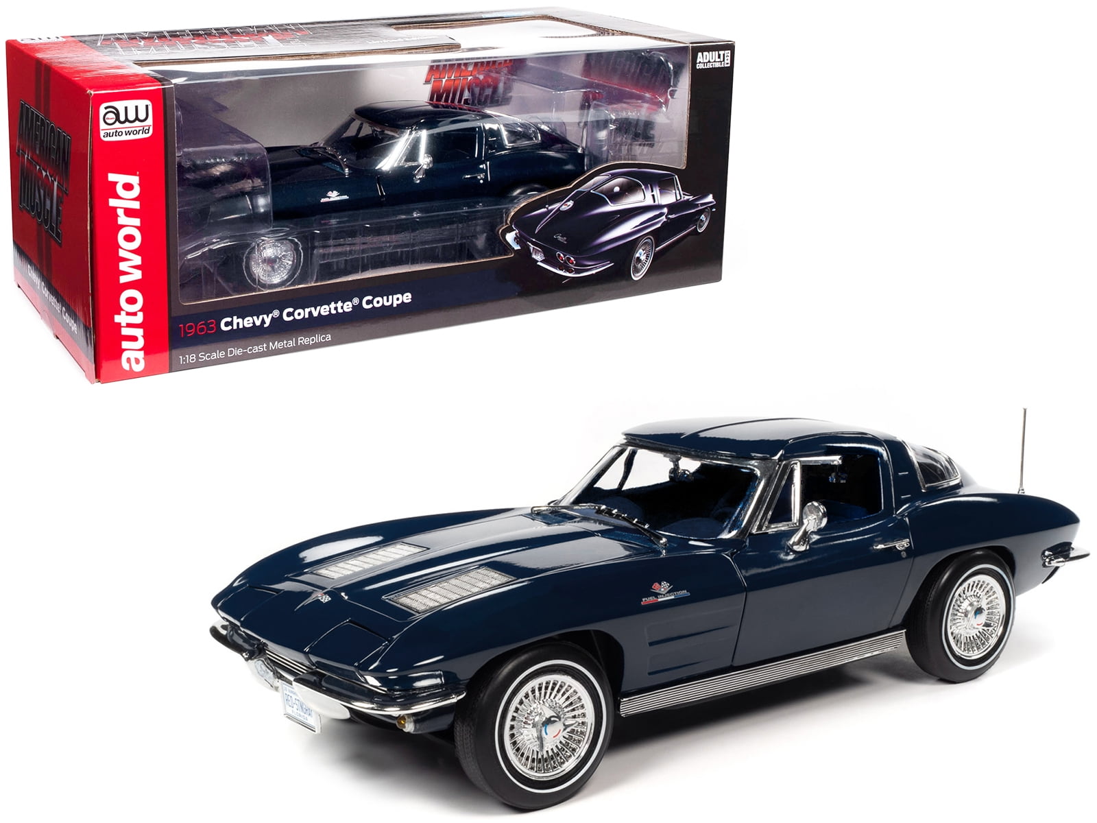 1963 corvette split sales window diecast