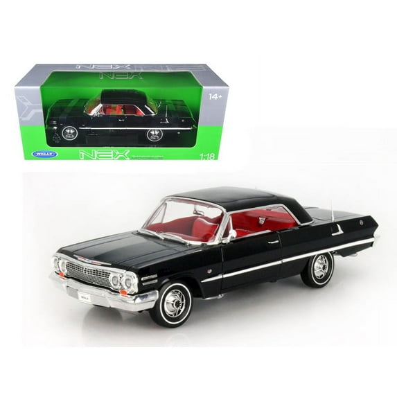 1963 Chevrolet Impala Hard Top Black 1/18 Diecast