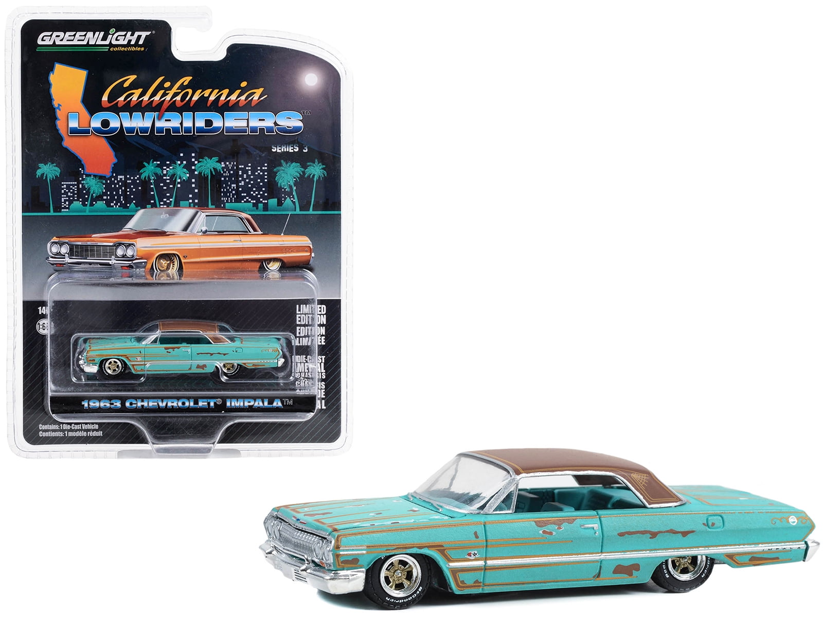 1963 Chevrolet Impala Lowrider Teal Patina (Rusted) with