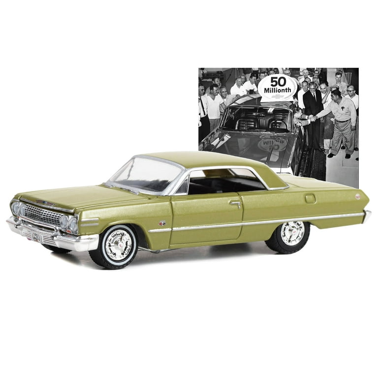 Franklin Mint 1963 Chevrolet Impala SS Convertible Gold Rare