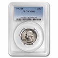 thumbnail image 1 of 1963-D Washington Quarter MS-65 PCGS, 1 of 3