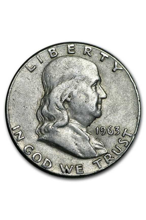 1963 Franklin Half Dollar Fine/AU