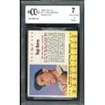thumbnail image 1 of 1963 Jello #17 Yogi Berra Card BGS BCCG 7 Very Good+, 1 of 2
