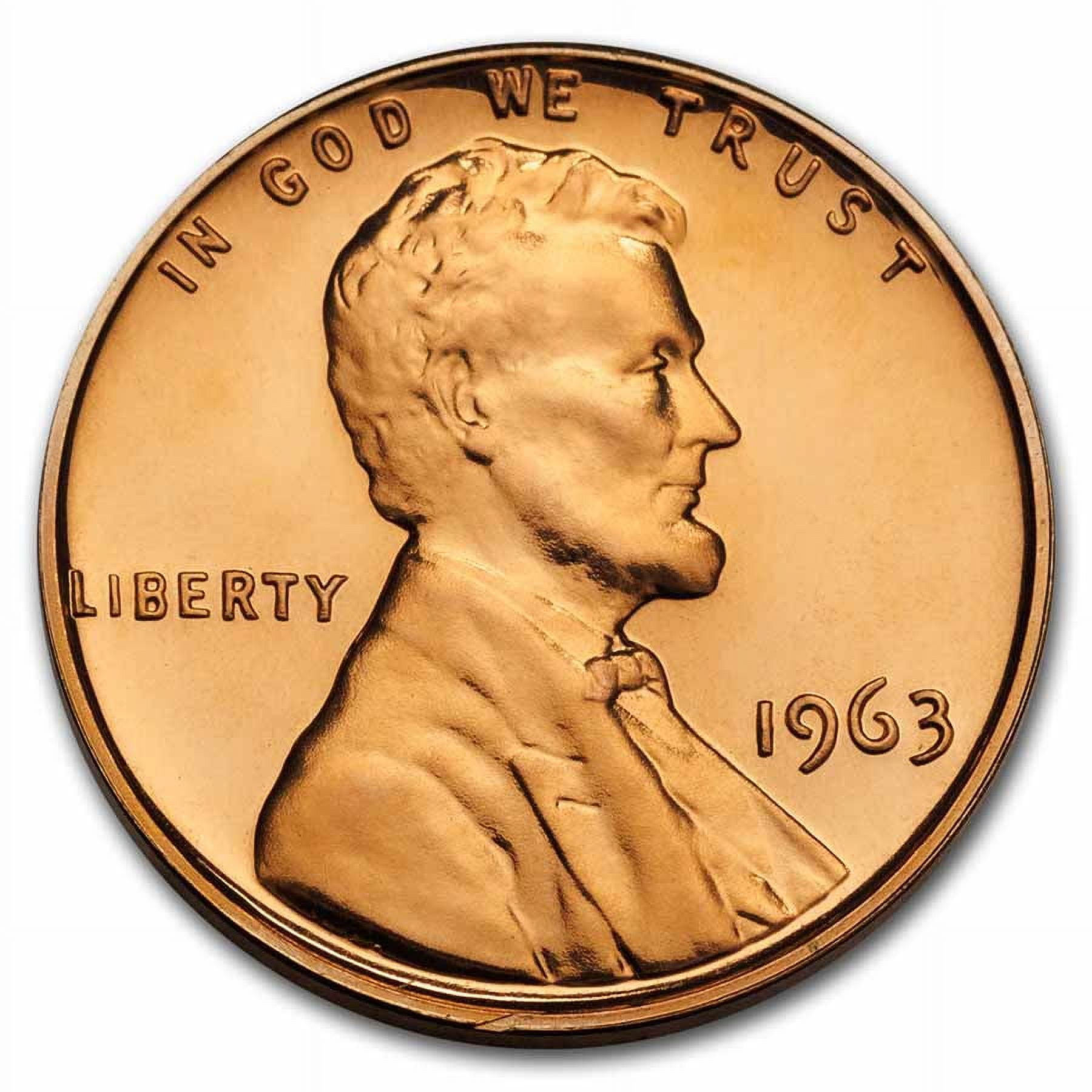 1963 Lincoln Cent Gem Proof (Red)