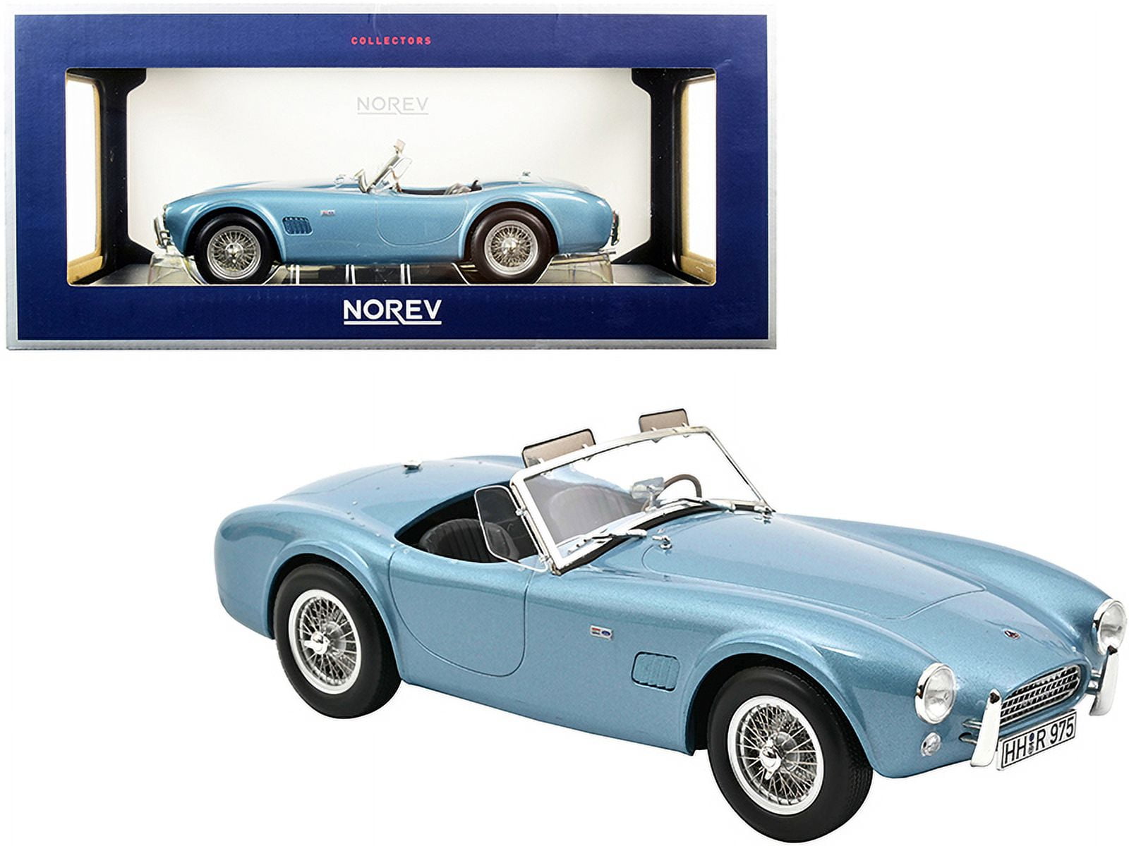 Cobra 289 1/18スケール ミニカー 1963 Shelby AC Cobra 289 Light Blue Metallic 1/18 Diecast
