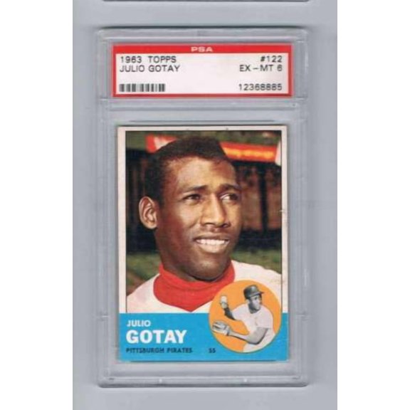 1963 Topps Julio Gotay #122 Base Set PSA PSA 6 EX-MT