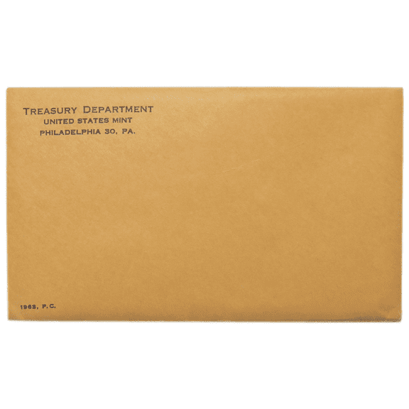 1963 U.S. Proof Set Sealed Envelope