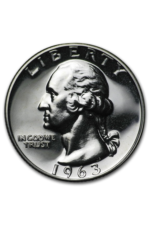 1963 Washington Quarter Gem Proof