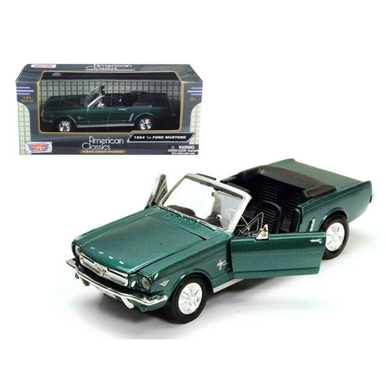 1964 1/2 Ford Mustang Convertible Green Metallic 1/24