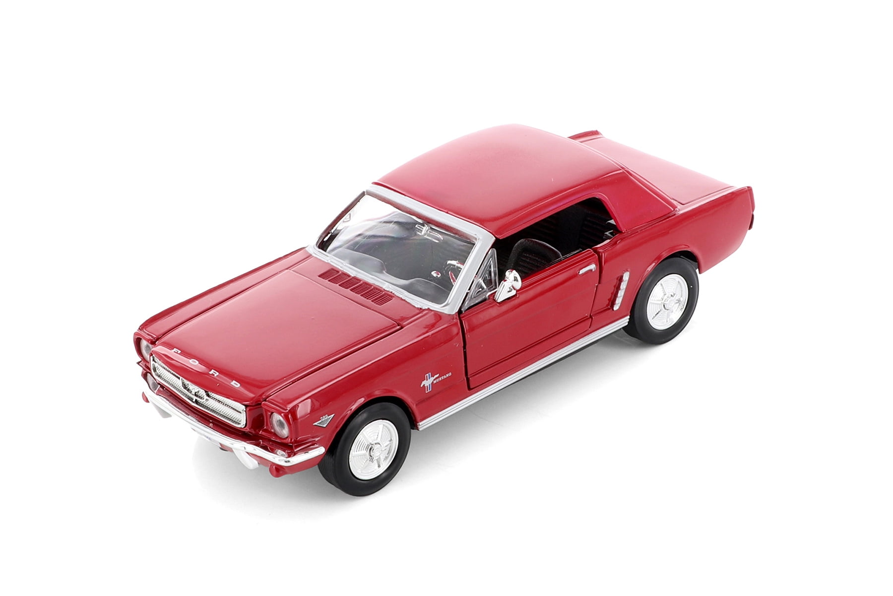 1964 1/2 Ford Mustang Hardtop, Red - Showcasts 77273R - 1/24 Scale Diecast Model Car