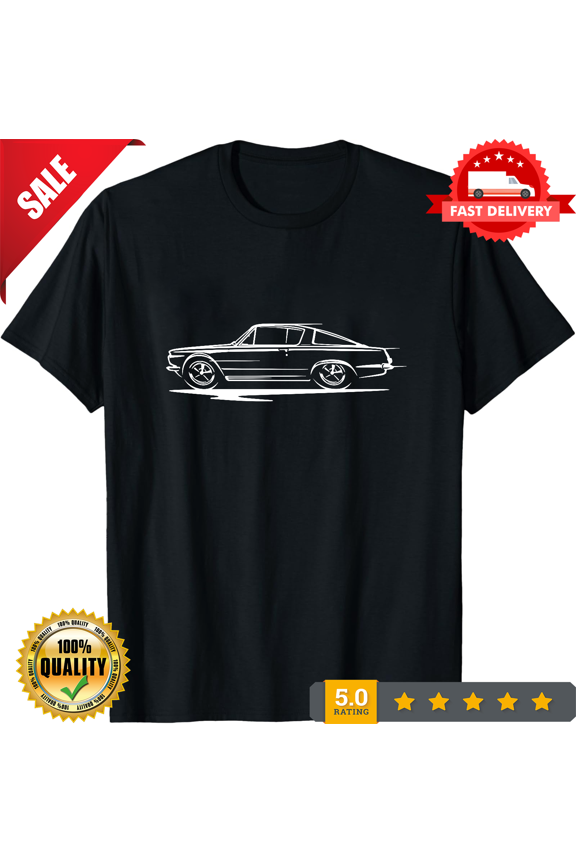 1964 1965 1966 Plymouth Barracuda Redline Design Tshirt NEW FREE SHIP, NEW INSTOCK-TH78421