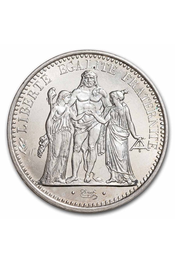 (1964-1973 )France Silver 10 Francs Avg Circ (Random)