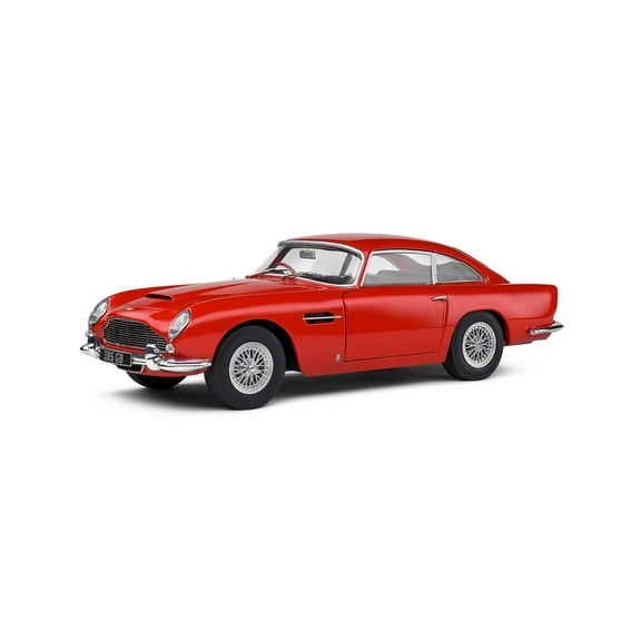 1964 Aston Martin DB5 RHD (Right Hand Drive) Red Metallic 1/18 Diecast Model Car by Solido