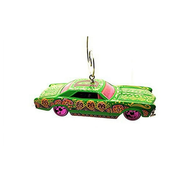 1964 Buick Riviera Dia De Los Muertos Christmas Ornament 1:64 Green