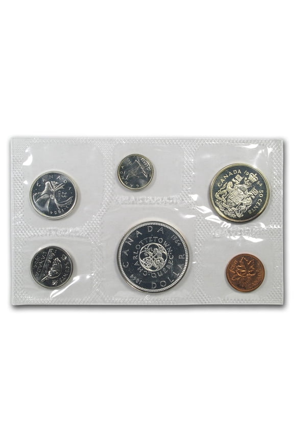1964 Canada 6-Coin Silver Prooflike Set (1.11 ASW)