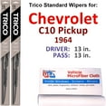 thumbnail image 1 of 1964 Chevrolet C10 Pickup Wiper Blades (Set of 2), 1 of 4