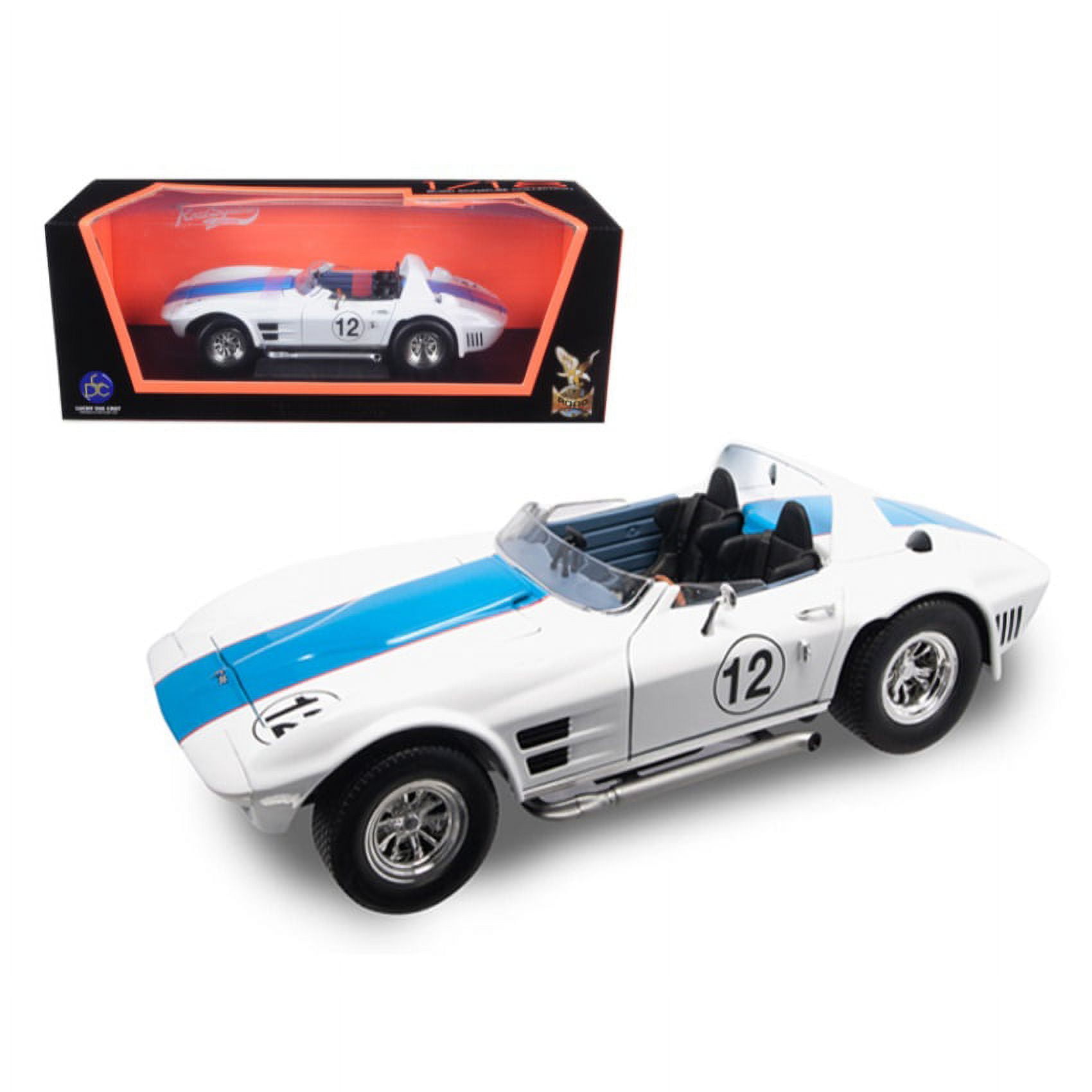 1964 Chevrolet Corvette Grand Sport Roadster #12 White 1/18 1964 Chevrolet Corvette Grand Sport Roadster #12 White 1/18