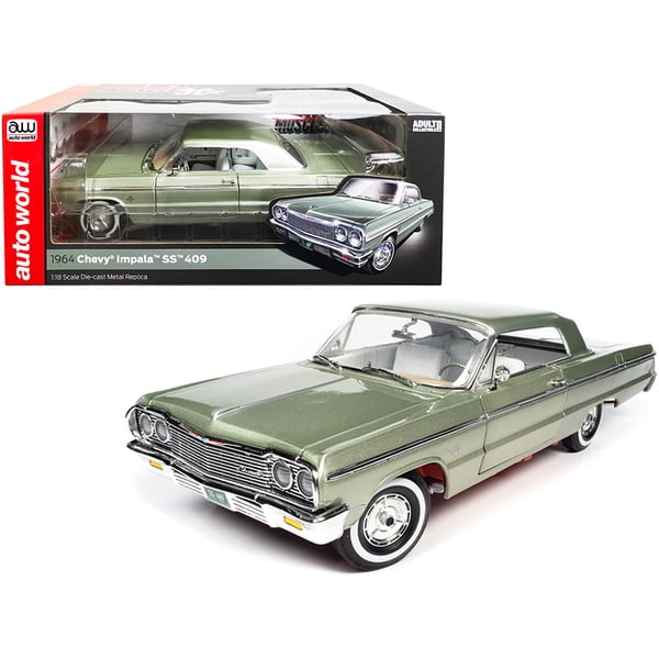 ミニカー 1/18 1964 Chevrolet Impala SS 1964 Chevrolet Impala SS 409 Hardtop Meadow Green Metallic