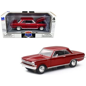 1964 Chevrolet Nova SS Burgundy "Muscle Car Collection" 1 25 Diecast Model Car by New Ray