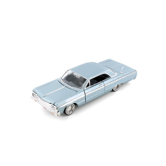1964 Chevy Impala Hardtop, Blue - Showcasts 77259BU - 1/24 Scale Diecast Model Car