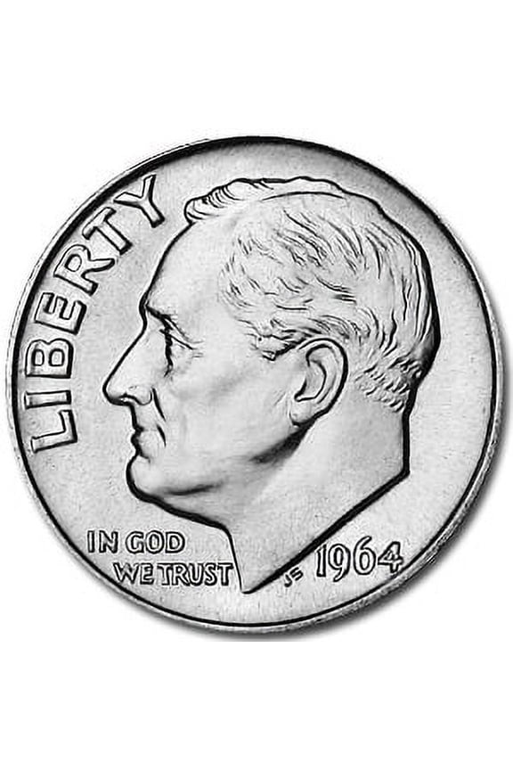 1964 Roosevelt Dime BU