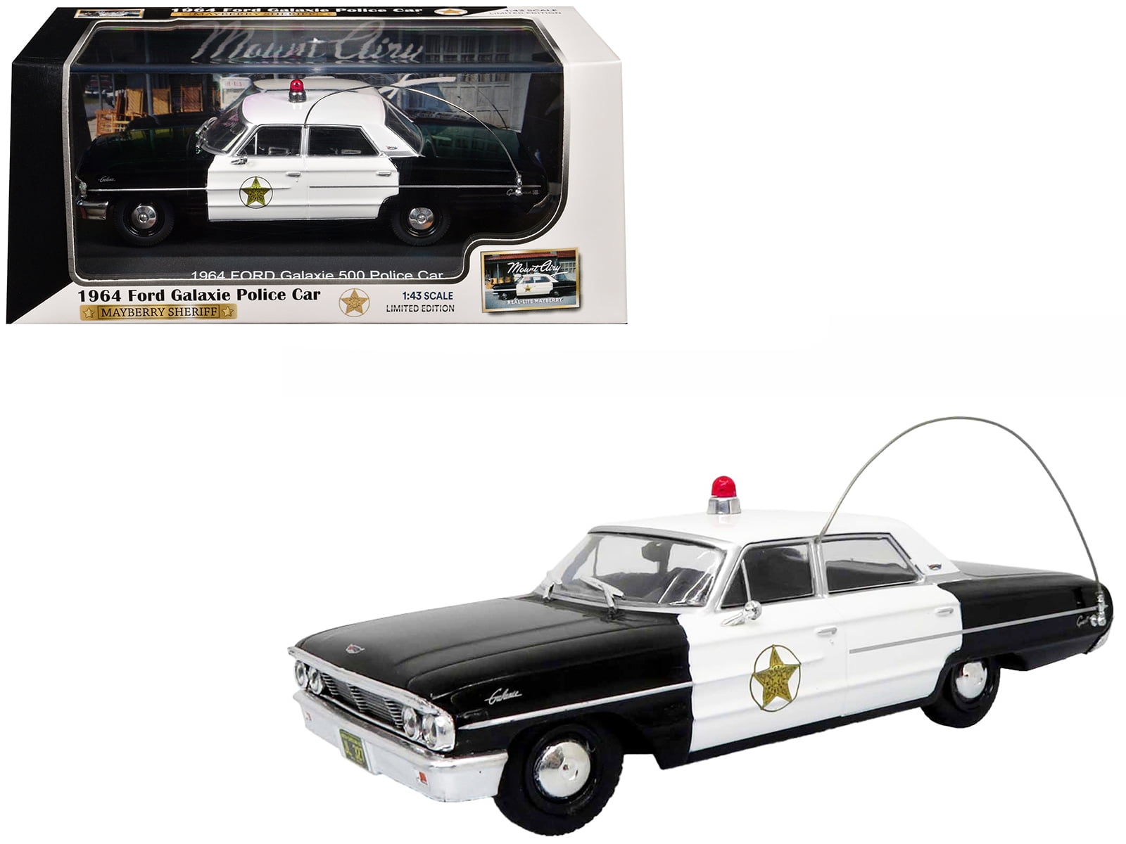 Sun Star Models 1:18 Ford Galaxie 500 Minneapolis Police Car