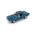 thumbnail image 1 of 1964 Ford Mustang Coupe (1964.5), Metallic Turquoise Blue - Welly 22451/4D - 1/24 Scale Diecast Model Toy Car (Brand New but NO BOX), 1 of 8