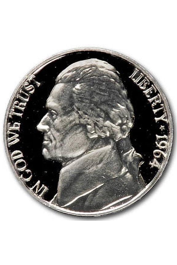 1964 Jefferson Nickel Gem Proof