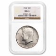 thumbnail image 1 of 1964 Kennedy Half Dollar MS-65 NGC, 1 of 3
