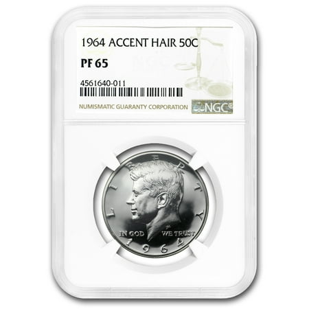 1964 Kennedy Half Dollar PF-65 NGC (Accented Hair)