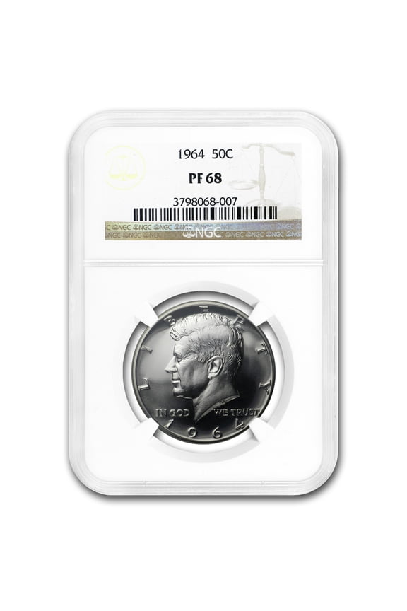 1964 Kennedy Half-Dollar PF-68 NGC
