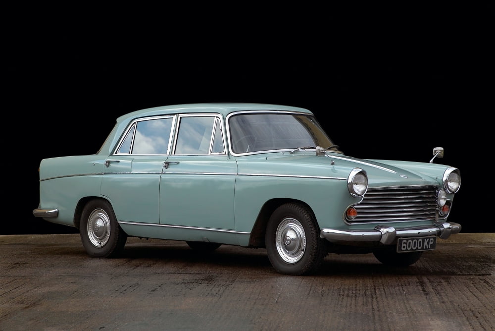 1964 Morris Oxford series VI saloon 4 cylinder 16 litre This car 6000 KP was once owned by Sir Winston Churchill Country of origin United Kingdom Canvas Art - Panoramic Images (18 x 24)