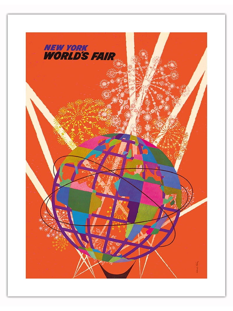 1964 New York World's Fair - The Unisphere Globe - Vintage Travel