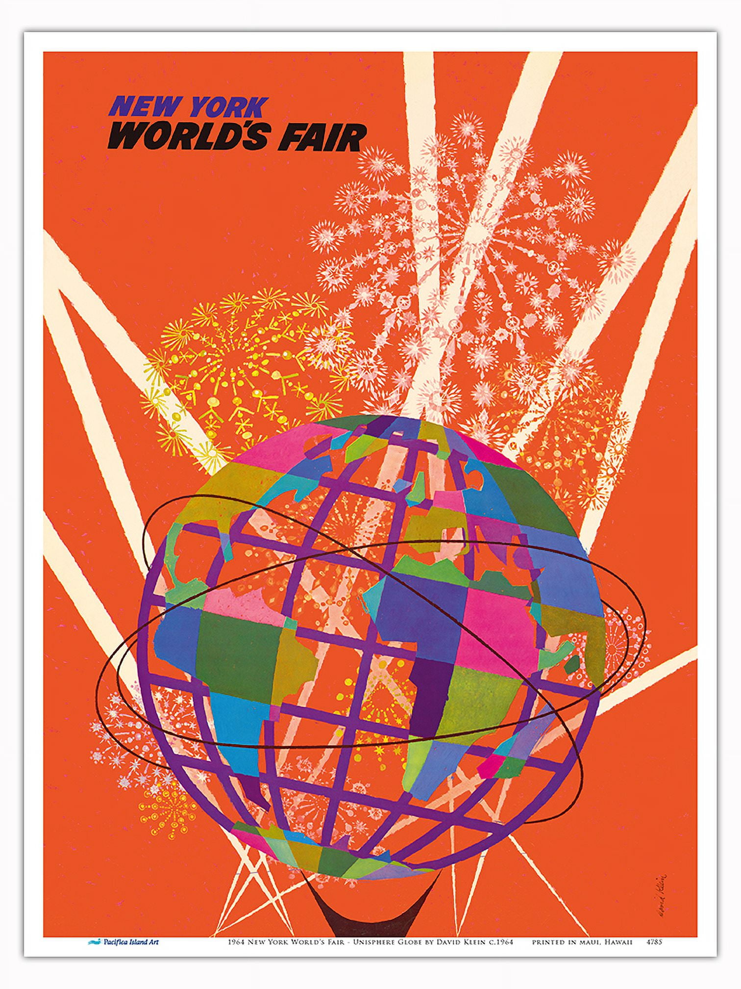 1964 New York World's Fair - The Unisphere Globe - Vintage Travel